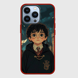 Чехол для iPhone 13 Pro Гарри Поттер и замки, цвет: 3D-красный