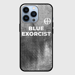 Чехол iPhone 13 Pro Blue Exorcist - grey gradient посередине