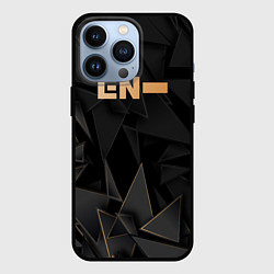 Чехол для iPhone 13 Pro Enhypen golden poly, цвет: 3D-черный