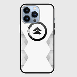 Чехол для iPhone 13 Pro Ghost of Tsushima white poly, цвет: 3D-черный