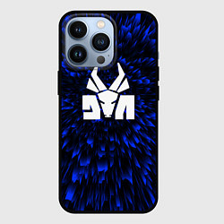 Чехол для iPhone 13 Pro Die Antwoord blue energy, цвет: 3D-черный