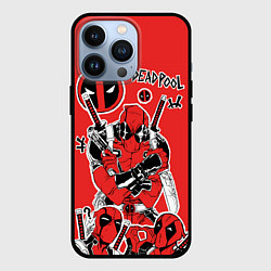 Чехол для iPhone 13 Pro Такой разный Дэдпул, цвет: 3D-черный