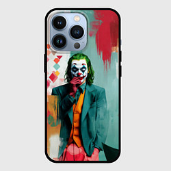 Чехол для iPhone 13 Pro Джокер и стены в краске, цвет: 3D-черный