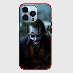 Чехол для iPhone 13 Pro Джокер в траве, цвет: 3D-красный