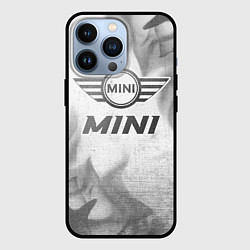 Чехол для iPhone 13 Pro Mini - white gradient, цвет: 3D-черный