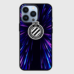Чехол для iPhone 13 Pro Club Brugge neon energy, цвет: 3D-черный