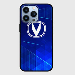 Чехол для iPhone 13 Pro Changan blue poly, цвет: 3D-черный