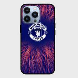 Чехол для iPhone 13 Pro Manchester United red energy, цвет: 3D-черный