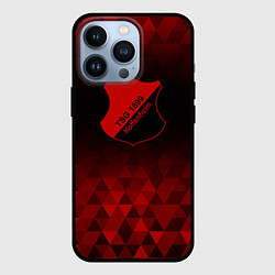 Чехол для iPhone 13 Pro Hoffenheim red poly, цвет: 3D-черный