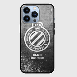 Чехол для iPhone 13 Pro Club Brugge - grey gradient, цвет: 3D-черный