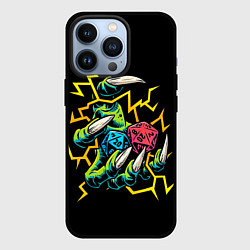 Чехол iPhone 13 Pro Dragons Paw and Cubes
