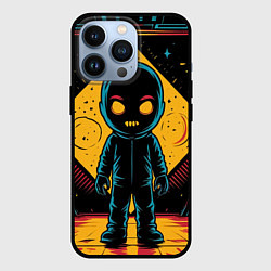 Чехол для iPhone 13 Pro Недовольный инопланетянин, цвет: 3D-черный
