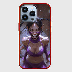 Чехол для iPhone 13 Pro Сумасшедшая Милина, цвет: 3D-красный