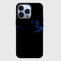 Чехол для iPhone 13 Pro Color blue abstraction, цвет: 3D-черный
