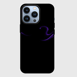 Чехол для iPhone 13 Pro The color purple is an abstraction, цвет: 3D-черный
