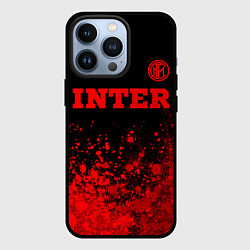 Чехол для iPhone 13 Pro Inter - red gradient посередине, цвет: 3D-черный