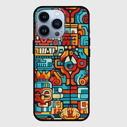 Чехол iPhone 13 Pro Узоры Майя