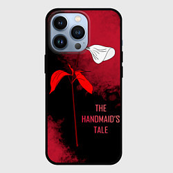 Чехол для iPhone 13 Pro Рассказ служанки - логотип цветок калла, цвет: 3D-черный