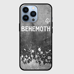 Чехол для iPhone 13 Pro Behemoth - grey gradient посередине, цвет: 3D-черный