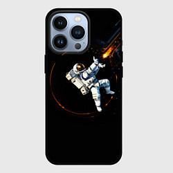 Чехол для iPhone 13 Pro Маг в открытом космосе, цвет: 3D-черный