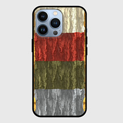 Чехол для iPhone 13 Pro Цветной узор абстрактная графика, цвет: 3D-черный