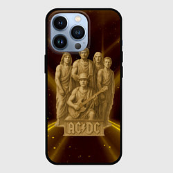 Чехол для iPhone 13 Pro ACDC стиль памятника, цвет: 3D-черный