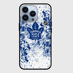 Чехол для iPhone 13 Pro Toronto Maple Leafs NHL white, цвет: 3D-черный