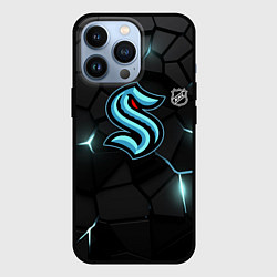 Чехол для iPhone 13 Pro Сиэтл Кракен - НХЛ хоккей, цвет: 3D-черный
