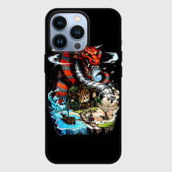 Чехол iPhone 13 Pro Аспид причала - Герои Меча и Магии 3