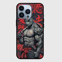 Чехол для iPhone 13 Pro Антропоморфная черепаха воин - нейроарт, цвет: 3D-черный