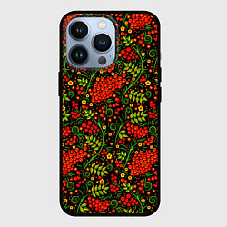 Чехол для iPhone 13 Pro Традиционная узорная роспись, цвет: 3D-черный