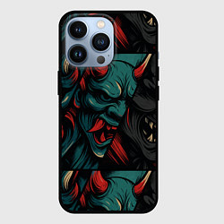 Чехол для iPhone 13 Pro Демоны Они - нейроарт, цвет: 3D-черный