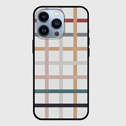 Чехол для iPhone 13 Pro Плетенка пастельная, цвет: 3D-черный