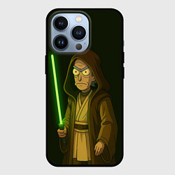 Чехол для iPhone 13 Pro Рик - магистр-джедай, цвет: 3D-черный