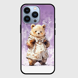 Чехол для iPhone 13 Pro Умилительный мишка, цвет: 3D-черный