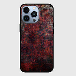 Чехол iPhone 13 Pro Абстракция - wall in red lichen
