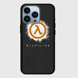 Чехол для iPhone 13 Pro Symbol Half-Life - lambda in a circle, цвет: 3D-черный
