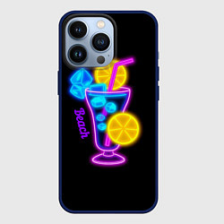 Чехол для iPhone 13 Pro Night beach, цвет: 3D-тёмно-синий