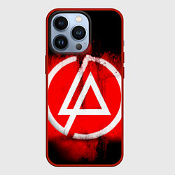 Чехол для iPhone 13 Pro Linkin Park: Red style, цвет: 3D-красный