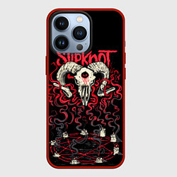 Чехол для iPhone 13 Pro Slipknot, цвет: 3D-красный