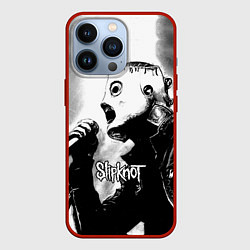Чехол для iPhone 13 Pro Slipknot, цвет: 3D-красный