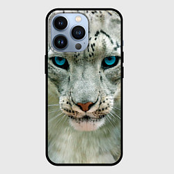 Чехол для iPhone 13 Pro Снежный барс, цвет: 3D-черный