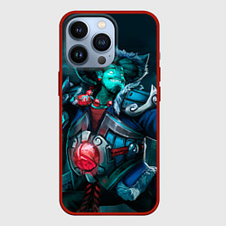 Чехол для iPhone 13 Pro Storm Spirit, цвет: 3D-красный