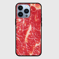 Чехол для iPhone 13 Pro Мясо, цвет: 3D-черный