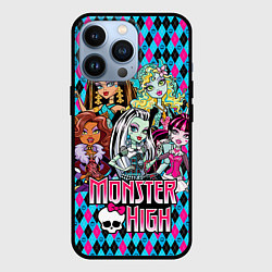 Чехол для iPhone 13 Pro Monster High, цвет: 3D-черный