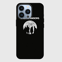 Чехол для iPhone 13 Pro Imagine Dragons: Moon, цвет: 3D-черный