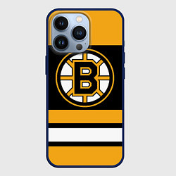 Чехол для iPhone 13 Pro Boston Bruins, цвет: 3D-тёмно-синий