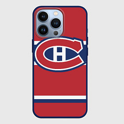 Чехол для iPhone 13 Pro Montreal Canadiens, цвет: 3D-тёмно-синий