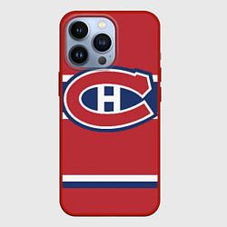 Чехол для iPhone 13 Pro Montreal Canadiens, цвет: 3D-красный