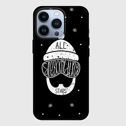 Чехол для iPhone 13 Pro Бородатый сноубордист, цвет: 3D-черный